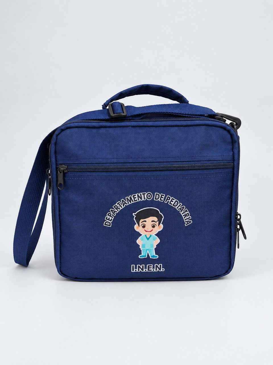 Lonchera compacta con bolsillo frontal — fotografía A
