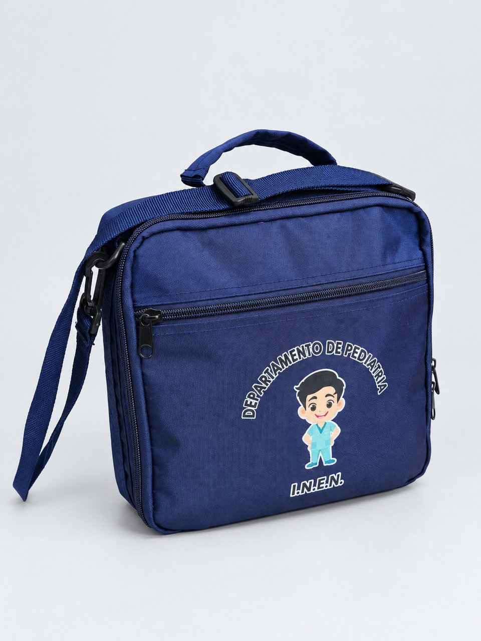 Lonchera compacta con bolsillo frontal — fotografía B