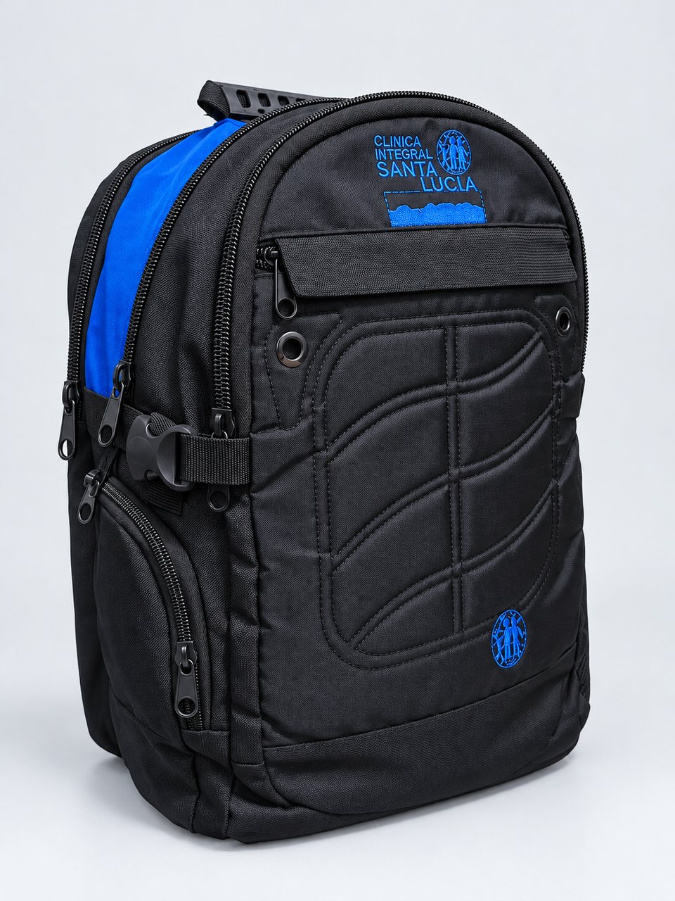 Mochila multipropósito con panel acolchado — vista lateral