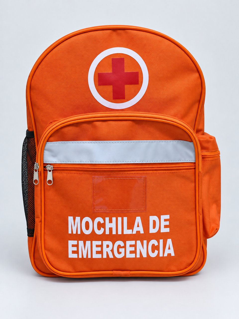 Mochila de emergencia personalizada — vista frontal